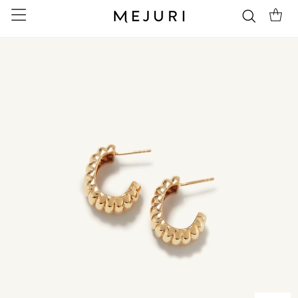 Mejuri Gold Hoops